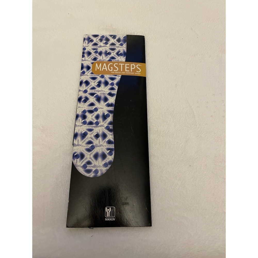 Nikken 1999 Magsteps Dress Everyday‎ Shoe Magnet Insert Insoles Pair Small 2000